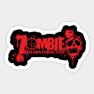 ZOMBIE ELIMINATIONS UNIT Sticker